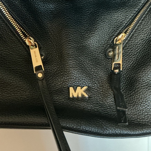 Michael Kors Bundle Black Gold Red Hobo Leather and Reptile Satchel Bags - Picture 10 of 16